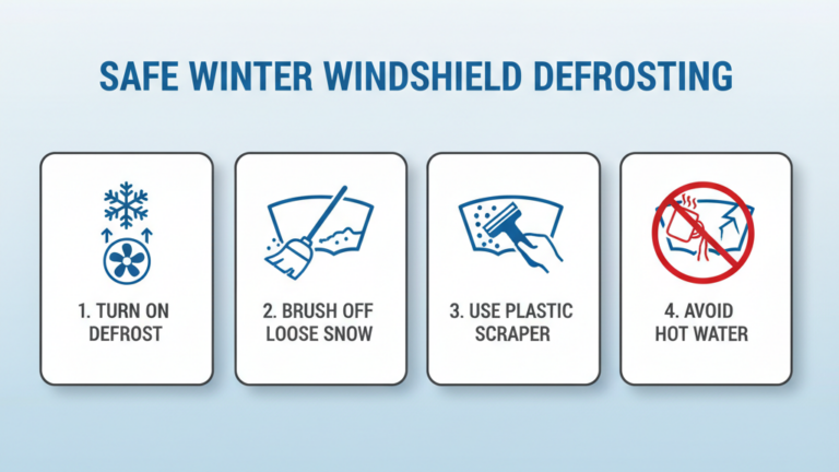 Common Defrosting Windshield Mistakes to Avoid This Winter